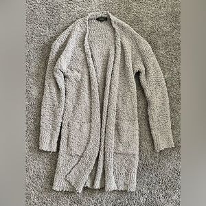 AMAZON Longsleeve Knit Cardigan Sweater, Medium, Grey